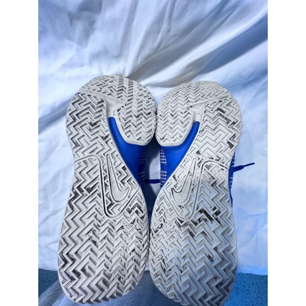 Nike LeBron Witness 7 VII Game Royal White Basketball Shoes DZ3299-400 Mens 10.5